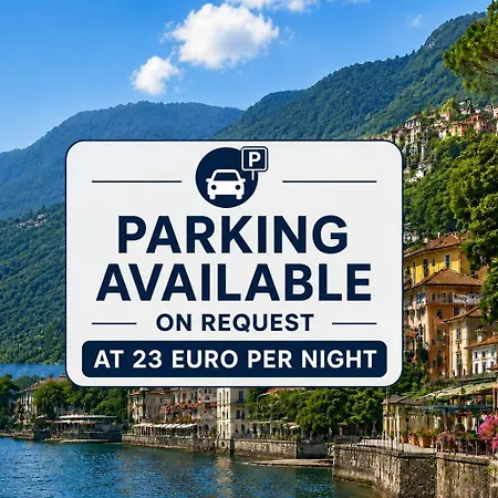 Parking Available - Elegant Two-bedroom With Balcony Cernobbio
